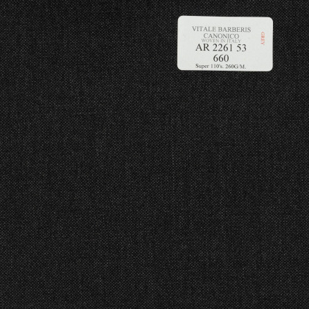 AR 2261 53 CANONICO - 100% Wool - Xám Trơn